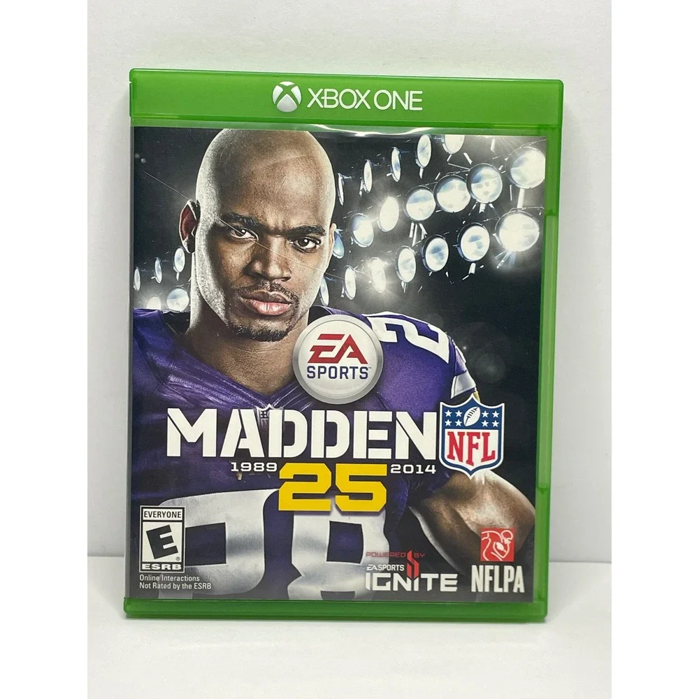 EA Sports Madden NFL 25 Xbox One Video Game 2013 Adrian Peterson Cover